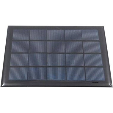 5V 500MA Günel Paneli - Solar Panel - Güneş Pili 15cm Kablolu 130x150mm - 3