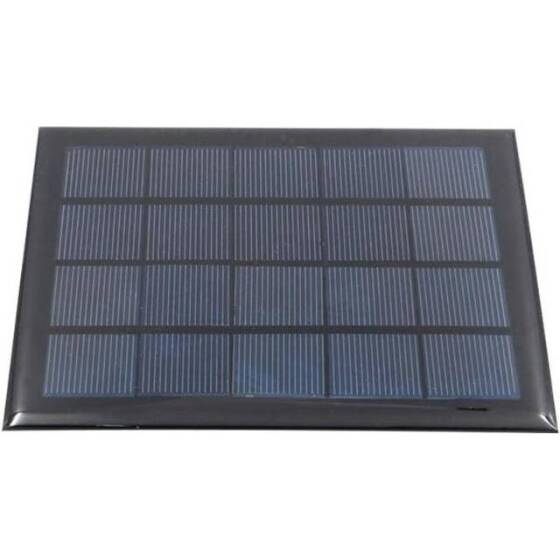 5V 500MA Günel Paneli - Solar Panel - Güneş Pili 15cm Kablolu 130x150mm - 3