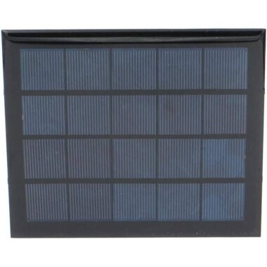 5V 500MA Günel Paneli - Solar Panel - Güneş Pili 15cm Kablolu 130x150mm - 4