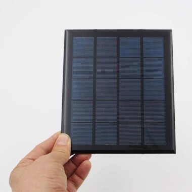 5V 500MA Günel Paneli - Solar Panel - Güneş Pili 15cm Kablolu 130x150mm - 5