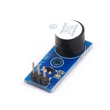 5V Aktif Alarm Buzzer Modülü Düşük Akımlı Mavi - 1