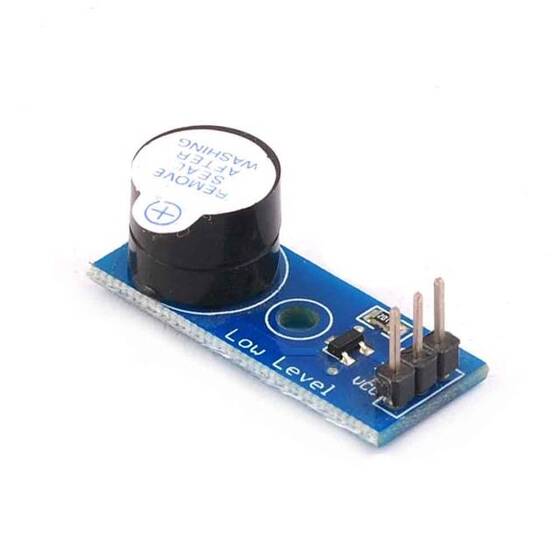5V Aktif Alarm Buzzer Modülü Düşük Akımlı Mavi - 3