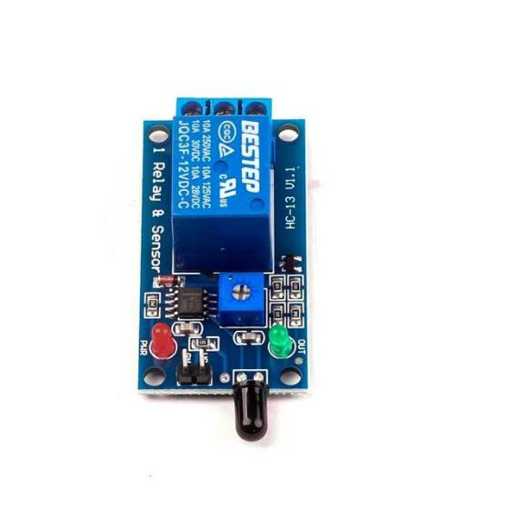 5V Alev Sensör Modülü Röle Modülü Yangın Alarmı - 2