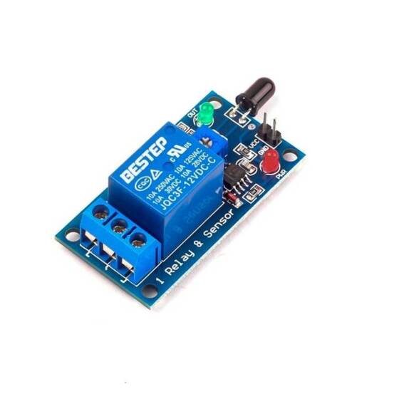 5V Alev Sensör Modülü Röle Modülü Yangın Alarmı - 5
