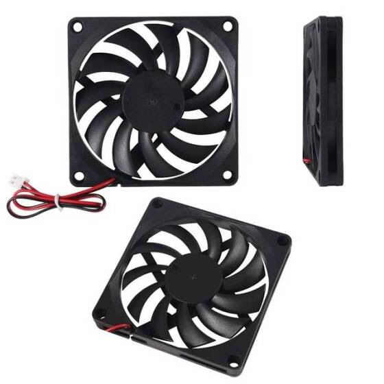 5V DC 7010 Yağ İçeren Fan-XH2-54-2P 25cm Kablo Boyutu:70x70x10mm - 3