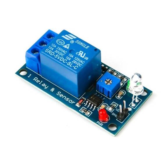 5V Işığa Duyarlı Diyot Röle Modülü - 4