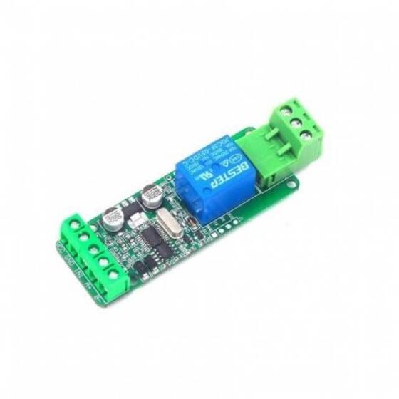 5V Modbus RTU 1 Kanal Röle Modülü Giriş Optocoupler İzolasyonu RS485 MCU - 1