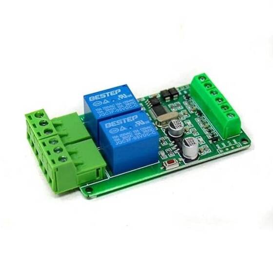 5V Modbus RTU 2 Kanal Röle Modülü Giriş Optocoupler İzolasyonu RS485 MCU - 1