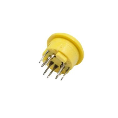 6 Pin Dişi Mini DIN Konnektör - Panel Tipi - 2