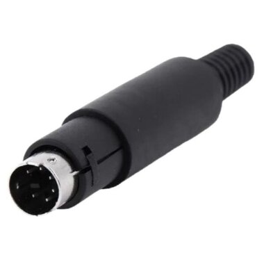 6 Pin Erkek Mini DIN Konnektör - Görsu Elektronik