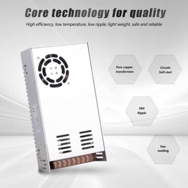 600W 24V 25A Yağmura Dayanıklı Güç Kaynağı FY-24-600W - 2