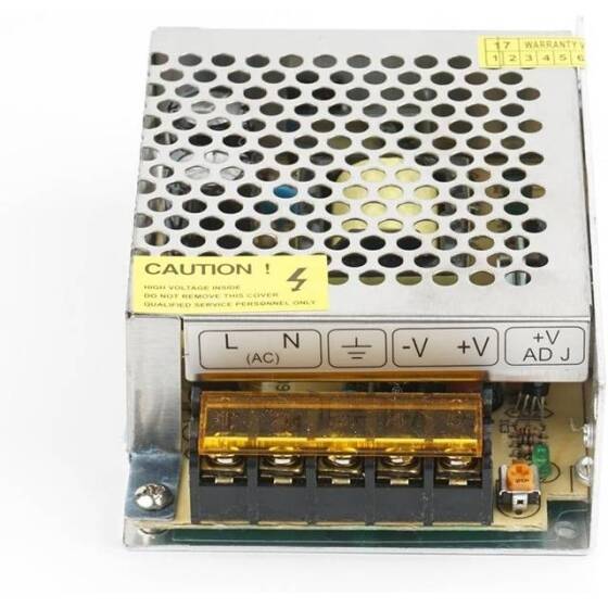 60W 12V 5A Süper İnce Plastik Kasa Led Özel Kablolu Güç Kaynağı - 2