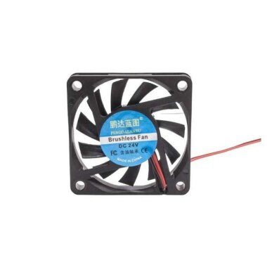 60x60x10mm 24V Fan 2 Kablolu - Görsu Elektronik