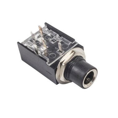 6.3mm Stereo Jack Dişi - PCB Tip - Görsu Elektronik