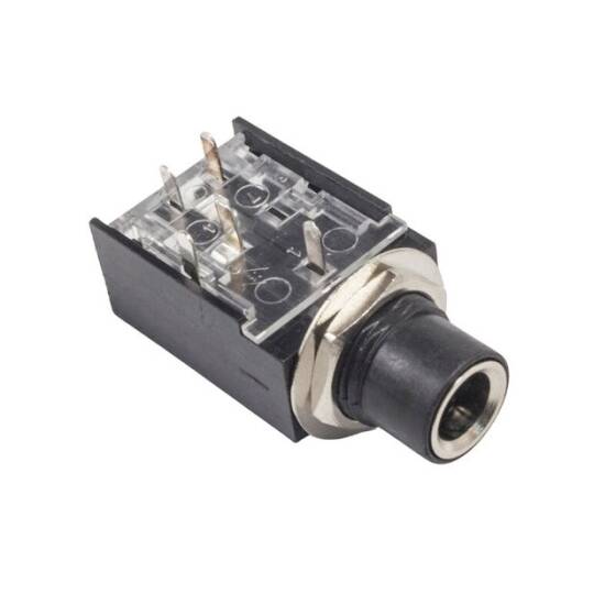 6.3mm Stereo Jack Dişi - PCB Tip - 1