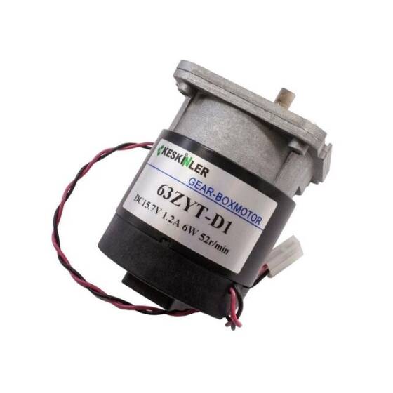 63ZYT-D1 15.7V 52RPM 6W Redüktörlü DC Motor - 2
