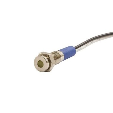 6mm 24v Sarı Led Metal Kablolu Sinyal Lambası IP67 GQ6T-Y - Görsu Elektronik