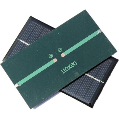 6V 1W Güneş Paneli - Solar Panel - Güneş Pili 110x60mm - 4