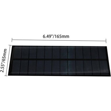 6V 250MA Güneş Paneli - Solar Panel - Güneş Pili 165x65mm - 3