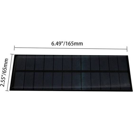 6V 250MA Güneş Paneli - Solar Panel - Güneş Pili 165x65mm - 3