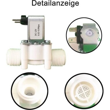 6V DC Solenoid Valf N/C Su Vanası - 4
