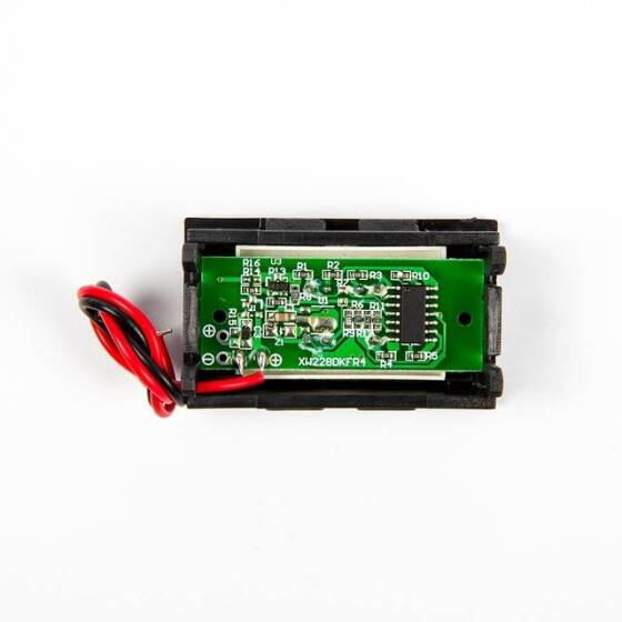 6V İki Kablolu Dijital Ekran Elektrik Miktarı Ölçer Pil Seviyesi Göstergesi - 1