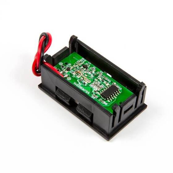 6V İki Kablolu Dijital Ekran Elektrik Miktarı Ölçer Pil Seviyesi Göstergesi - 6