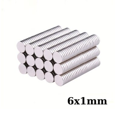 6x1mm Neodyum Güçlü Mıknatıs - Neodim Magnet - Görsu Elektronik