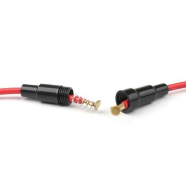 6x30 Kablolu Sigorta Yuvası - Siyah - 2