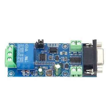 7-24V Modbus RTU 1 Kanal RS232 Seri Röle Modülü - 1