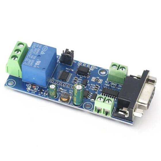 7-24V Modbus RTU 1 Kanal RS232 Seri Röle Modülü - 2