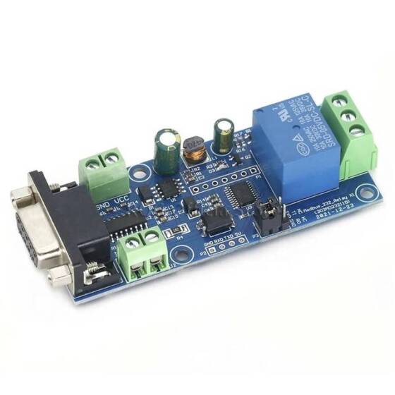 7-24V Modbus RTU 1 Kanal RS232 Seri Röle Modülü - 4