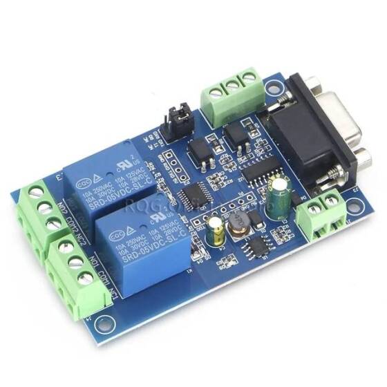 7-24V Modbus RTU 2 Kanal RS232 Seri Röle Modülü - 3
