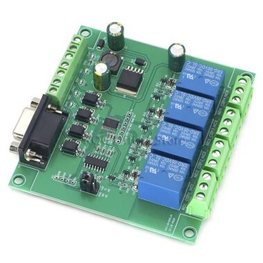 7-24V Modbus RTU 4 Kanal RS232 Seri Röle Modülü - 2