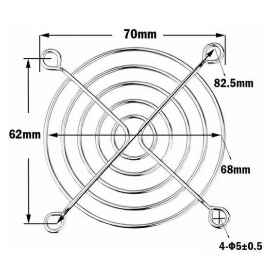 70x70mm Fan Koruma Teli - 2