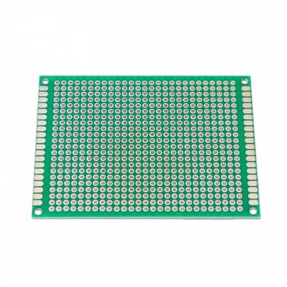 7x9cm Çift Yüzlü Delikli Pertinaks - Prototip PCB - 2