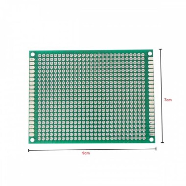 7x9cm Çift Yüzlü Delikli Pertinaks - Prototip PCB - 3