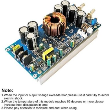 800W 30A DC-DC Voltaj Düşürücü Modül Sabit Akım Ayarlanabilir - 3