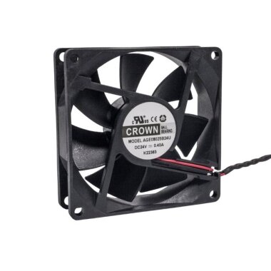 80x80x25mm 24V 0.40A Fan 2 Kablolu - Görsu Elektronik