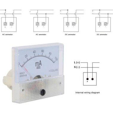85C1-A DC Pointer Ampermetre DC 0-10A - 3