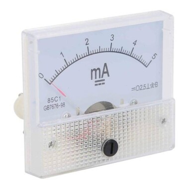 85C1-A DC Pointer Ampermetre DC 0-500MA - 3