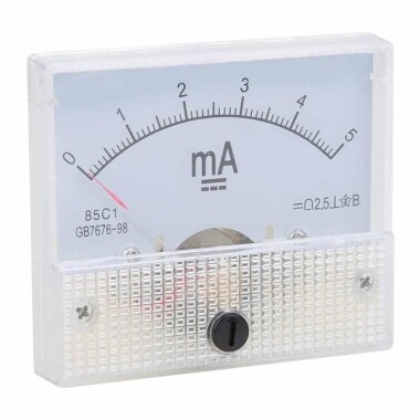 85C1-A DC Pointer Ampermetre DC 0-500MA - 4