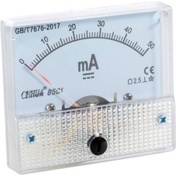 85C1-A DC Pointer Ampermetre DC 0-50MA - 1
