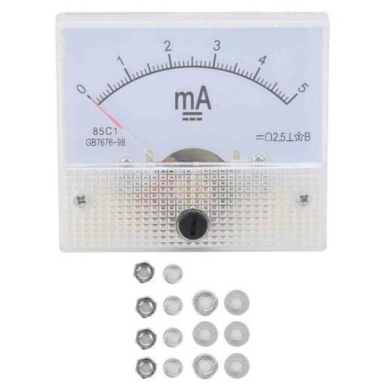 85C1-A DC Pointer Ampermetre DC 0-5A - 1