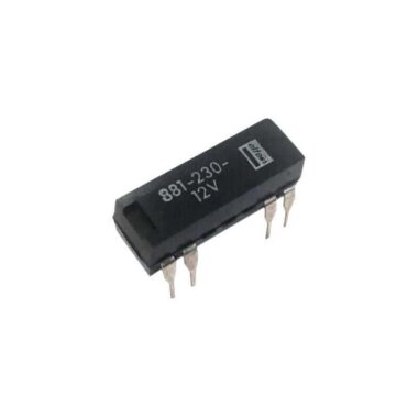 881-230-12V Reed Röle Çift Kontak N/O 12VDC 0.5A - elfein