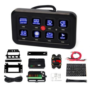 8'li IGBT Anahtar Paneli Seti - Sigorta Kutulu - Görsu Elektronik