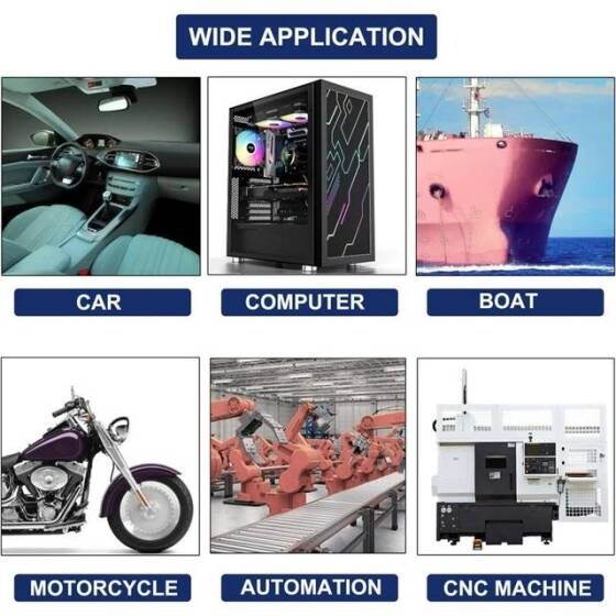 8mm 220V Beyaz LED Metal Sinyal Lambası 15cm Kablolu - Metal İndicator Light - 5