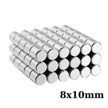 8x10mm Neodyum Güçlü Mıknatıs - Neodim Magnet - Görsu Elektronik