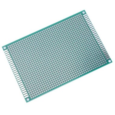 8x12cm Çift Yüzlü Delikli Pertinaks - Prototip PCB - 2