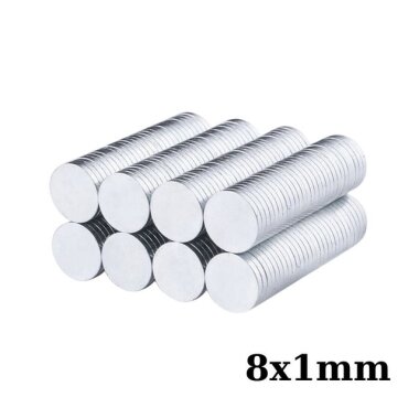 8x1mm Neodyum Güçlü Mıknatıs - Neodim Magnet - Görsu Elektronik